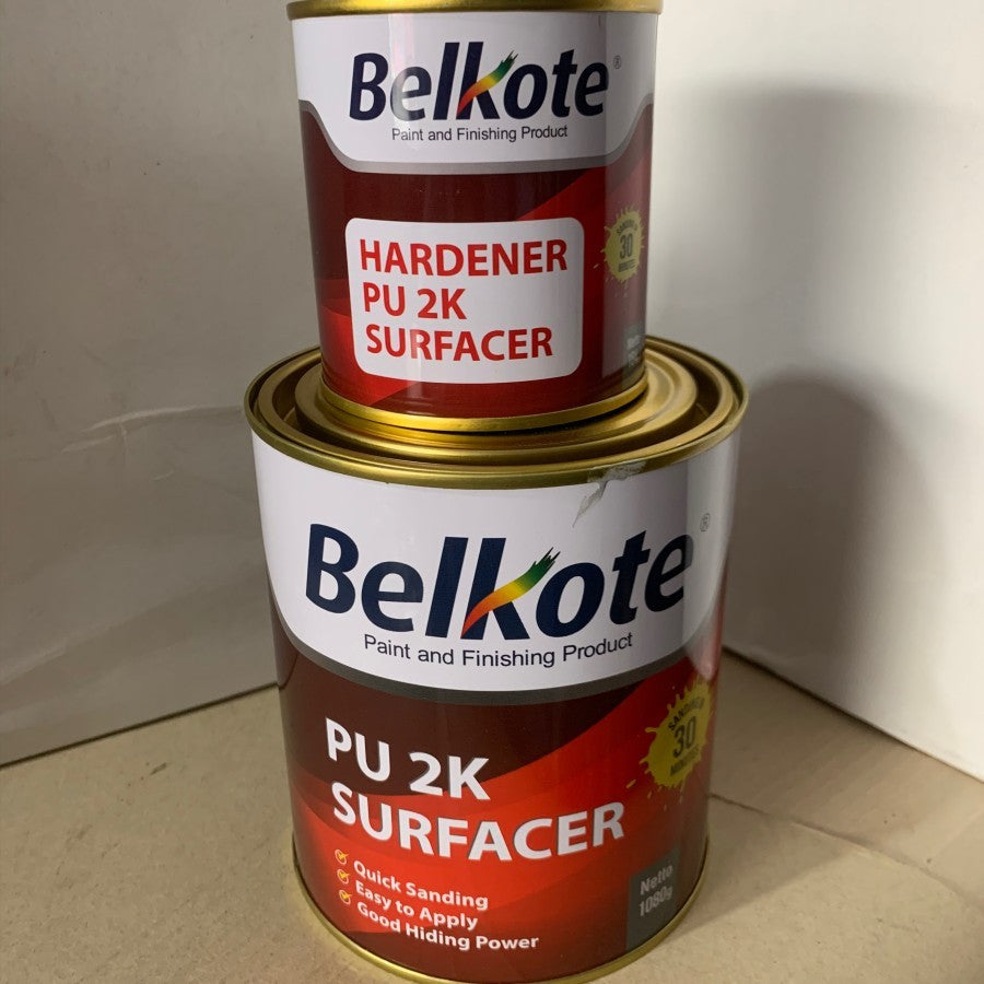 EPOXY PU 2K SURFACER BELKOTE EPOXY PU PUTIH WHITE 1264 GRAM