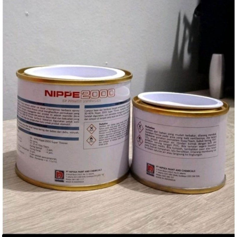 EPOXY PRIMER SURFACER NIPPE NIPPON CAT DASAR GREY ABU 250 ML