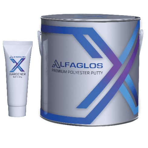 DEMPUL ALFAGLOSS X PREMIUM POLYESTER PUTTY 3KG
