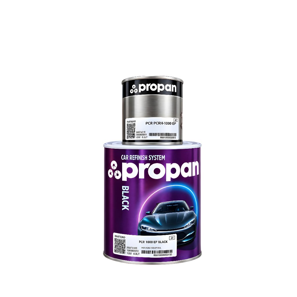 EPOXY PCR 1000 EP PROPAN BLACK HITAM CAT DASAR EPOXY 1 LITER SET