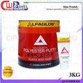 DEMPUL ALFAGLOSS MERAH POLYESTER PUTTY 3,5 KG