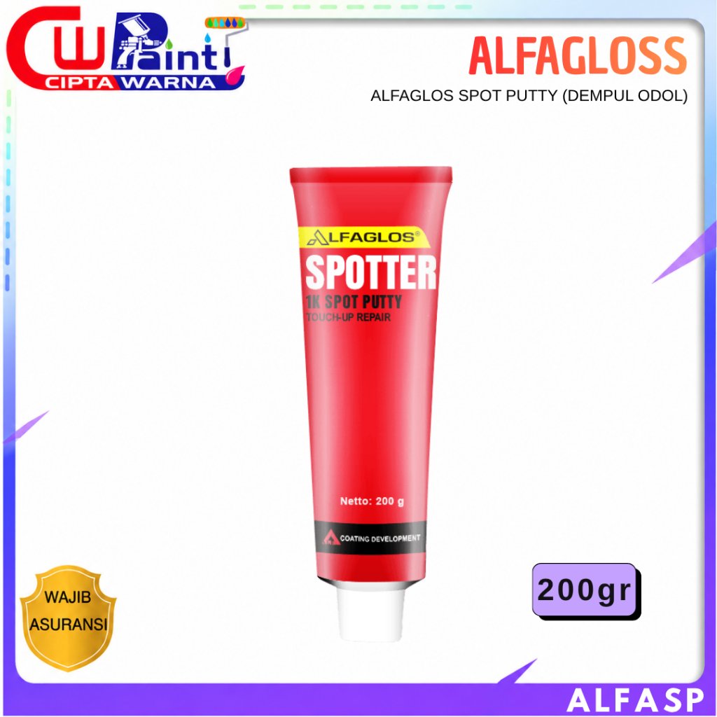 DEMPUL ALFAGLOSS ODOL SPOT PUTTY 200 GRAM