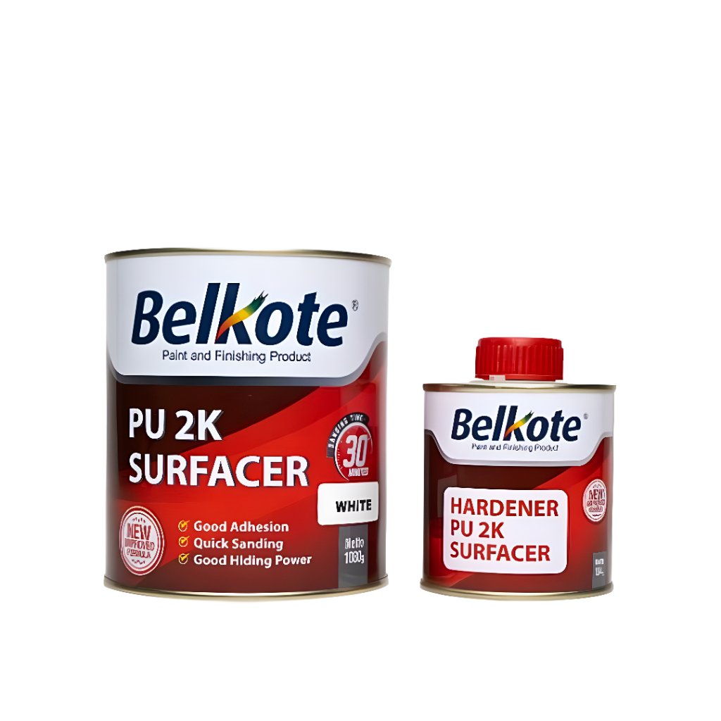 EPOXY PU 2K SURFACER BELKOTE EPOXY PU PUTIH WHITE 1264 GRAM