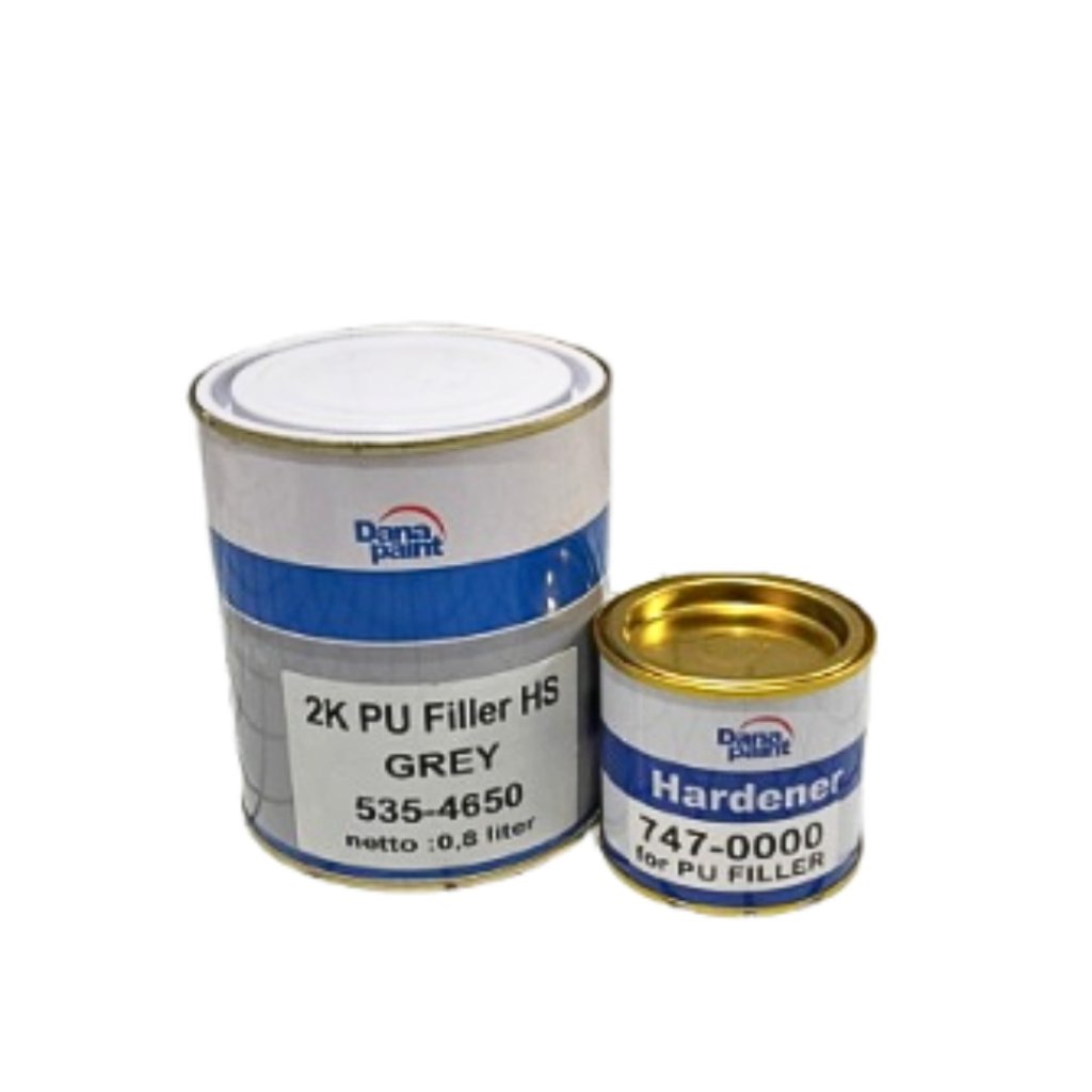 EPOXY FILLER 2K PU HS DANAGLOSS GREY 535-4650 HARDENER 747-0000 1 LITER