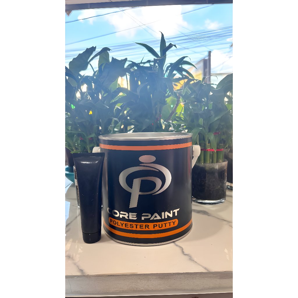 CORE PAINT CPI POLYESTER PUTTY 3KG + HARDENER 60 GR DEMPUL MOBIL - CWK