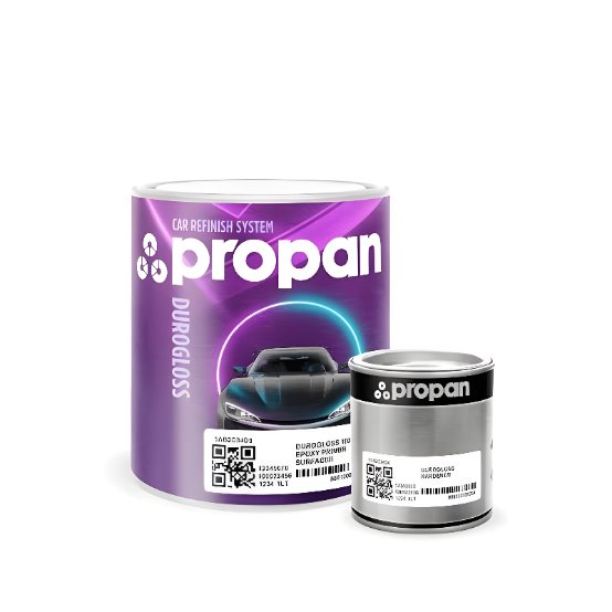 EPOXY PCR 1000 EP PROPAN BLACK HITAM CAT DASAR EPOXY 1 LITER SET