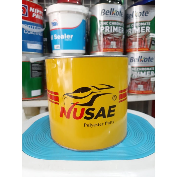 DEMPUL NUSAE POLYESTER PUTTY 4 KG + HARDENER PUTIH HIJAU - CWK