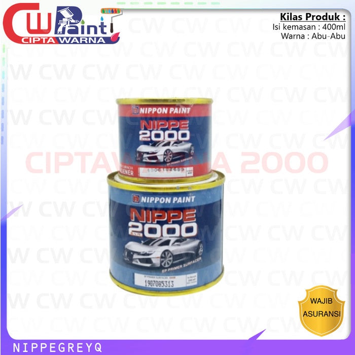 EPOXY PRIMER SURFACER NIPPE NIPPON CAT DASAR GREY ABU 250 ML
