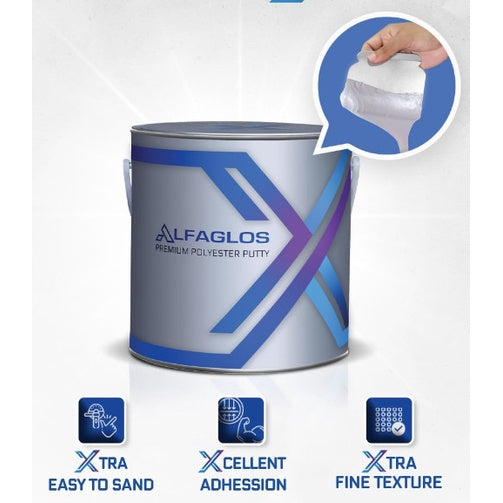 DEMPUL ALFAGLOSS X PREMIUM POLYESTER PUTTY 3KG