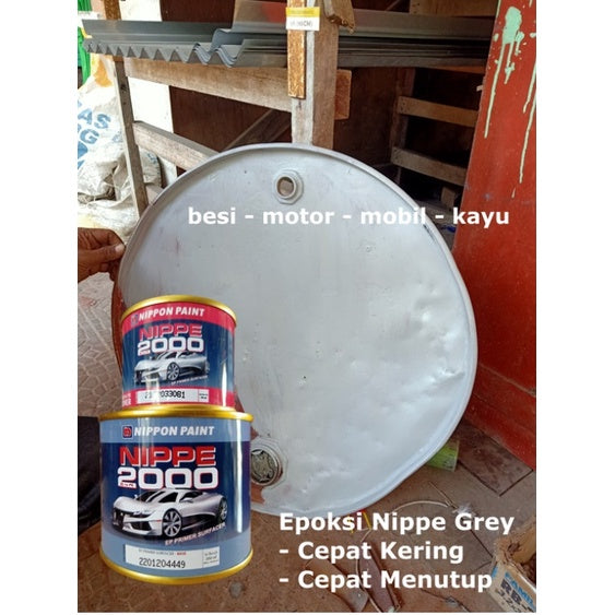 EPOXY PRIMER SURFACER NIPPE NIPPON CAT DASAR GREY ABU 250 ML