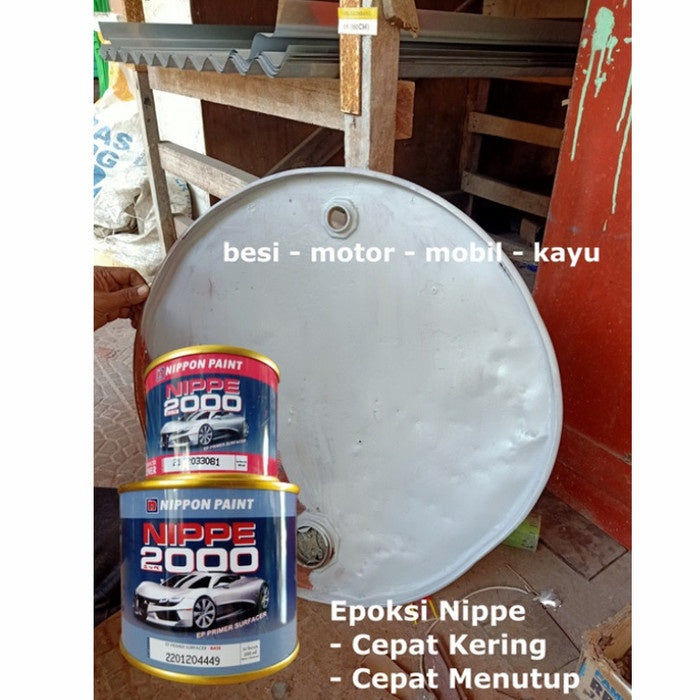 EPOXY PRIMER SURFACER NIPPE NIPPON CAT DASAR PUTIH WHITE 250 ML