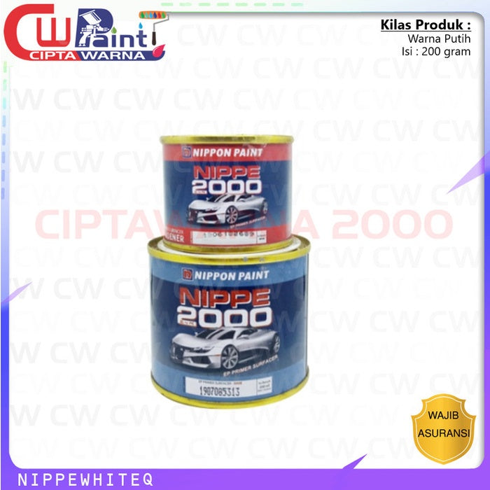 EPOXY PRIMER SURFACER NIPPE NIPPON CAT DASAR PUTIH WHITE 250 ML