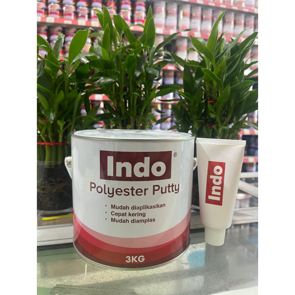 DEMPUL INDO POLYESTER PUTTY 3 KG- CWK
