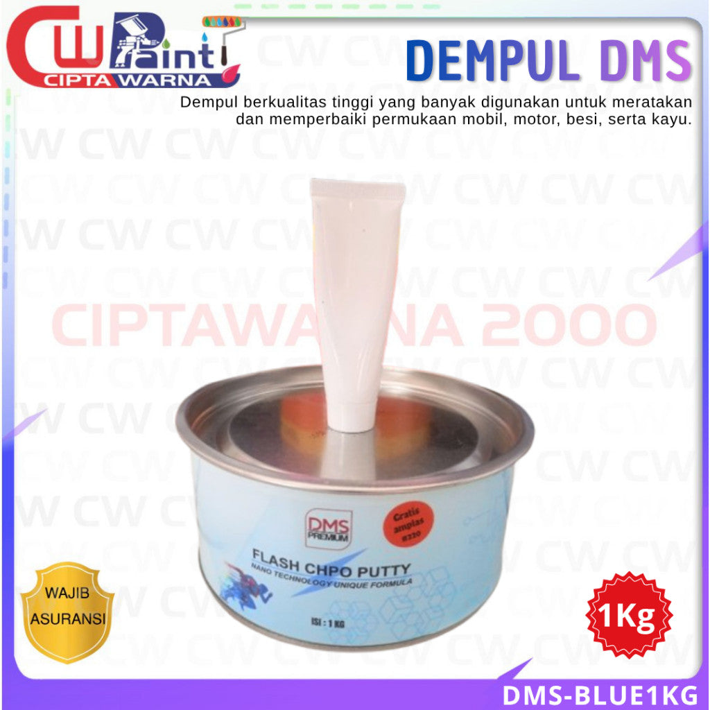 DEMPUL DMS FLASH BLUE CHPO PUTTY 1 KG 3 KG - CWK