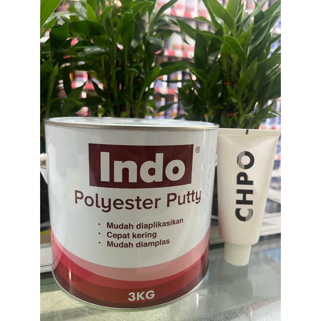 DEMPUL INDO POLYESTER PUTTY 3 KG- CWK