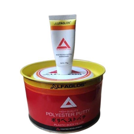 DEMPUL ALFAGLOSS MERAH POLYESTER PUTTY 1KG - CWK