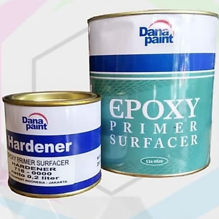 EPOXY PRIMER DANAGLOSS SURFACER GREY ABU-ABU 534-0600 1 LITER