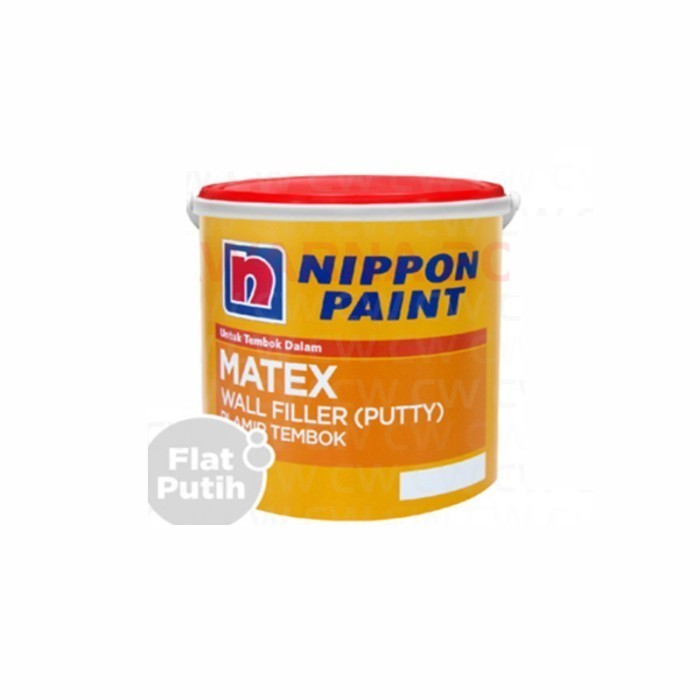 DEMPUL NIPPON MATEX PUTTY PLAMIR  DINDING INTERIOR SUPER WHITE PUTIH 20KG - CWK